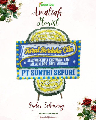 Papan Bunga Duka di Jatisarono