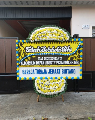 Papan Bunga Duka di Jatisarono